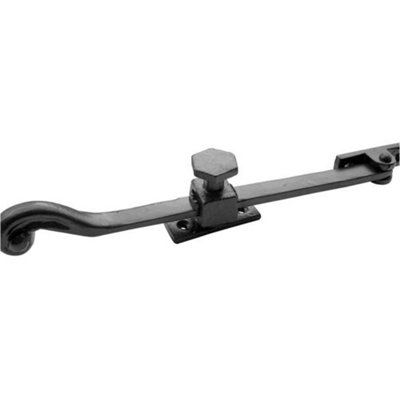 Antique Black 250mm Range Sliding Screw Down Stay for Windows - Window Peg Bar