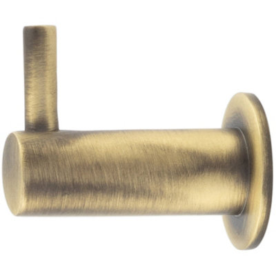 Antique Brass Cupboard Hook 37mm for Elegant Organization - Wall Mounted Clothing Hook