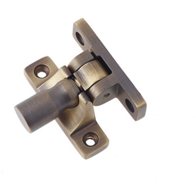 Antique Brass Fasteners Pattern 1 for Crafts and DIY Projects - Window Fastener