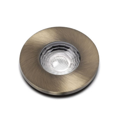 Antique brass deals downlights fire rated