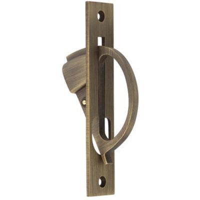 Antique Brass Sliding Door Edge Pull for Modern Homes - Door Handle