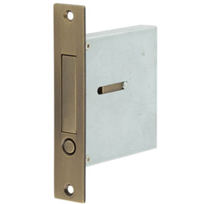 Antique Brass Sliding Door Edge Pull - Stylish and Functional Hardware