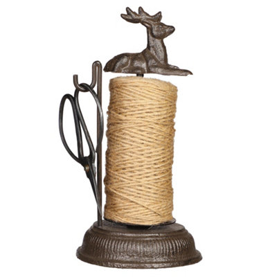 Antique Brown STAG Outdoor Garden String Twine & Dispenser for Garden Gifts