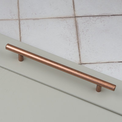 Antique Copper Kitchen Cabinet Bar Handles 160mm Bathroom Bedroom Door Drawer Wardrobe Cupboard Furniture Pulls