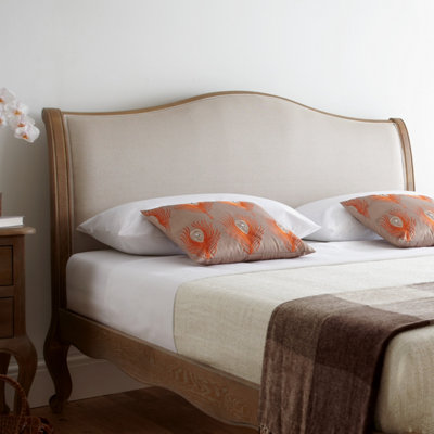 King size upholstered headboard only top