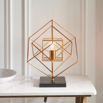 Hammered gold deals table lamp