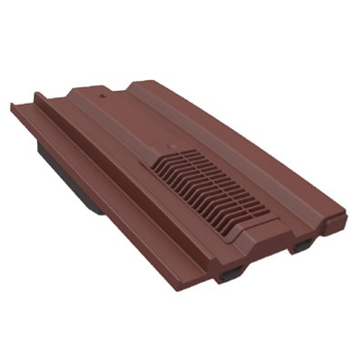 Antique Red Mini Castellated Roof Tile Vent/Marley Ludlow Plus Redland Sandtoft