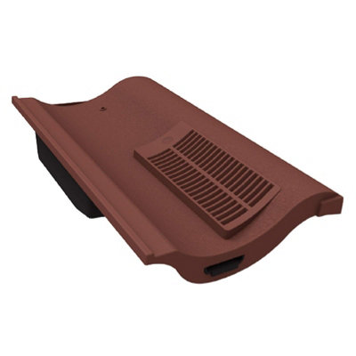 Antique Red Single Pantile Roof Tile Vent, Marley Anglia, Redland Fenland & Sandtoft