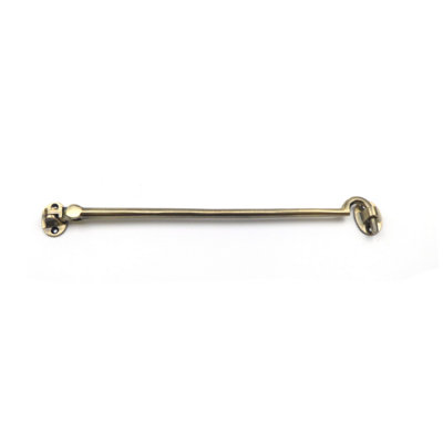 Antique Solid Brass Cabin Hook 300mm