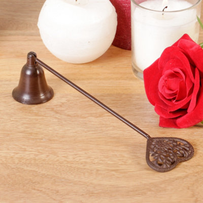 Antique Style Love Heart Candle Snuffer