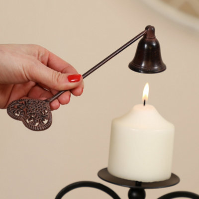 Antique Style Love Heart Candle Snuffer