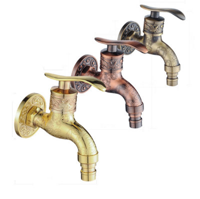 Antique Style Wall Mounted Outdoor Garden Faucet