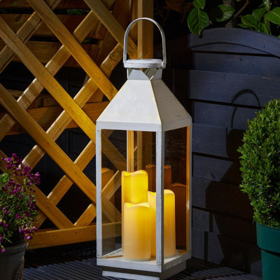 Solar store outdoor candles