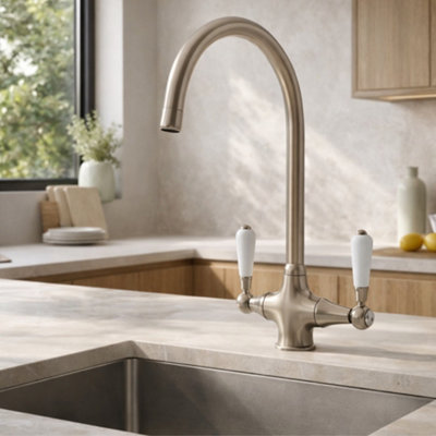 antiquity-brushed-nickel-kitchen-mixer-tap-with-dual-lever-ceramic