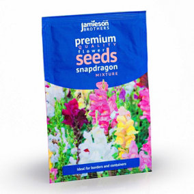 Antirrhinum Snapdragon Mixed Flower Seeds (Approx. 600 seeds) by Jamieson Brothers