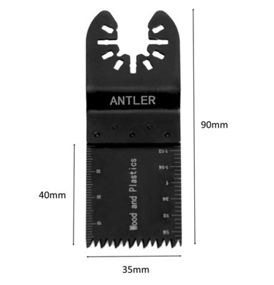 Antler QAB35CB15 15 Oscillating Multi Tool 35mm Coarse Blades Pack of 15