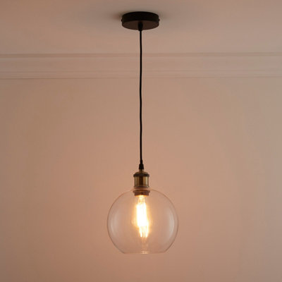 Hanging deals filament lights