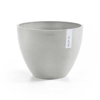 Antwerp Smooth Finish Ecopot 40cm White