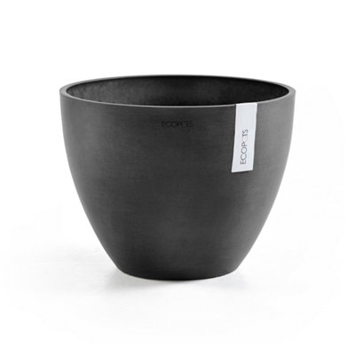 Antwerp Smooth Finish Ecopot 50cm Black