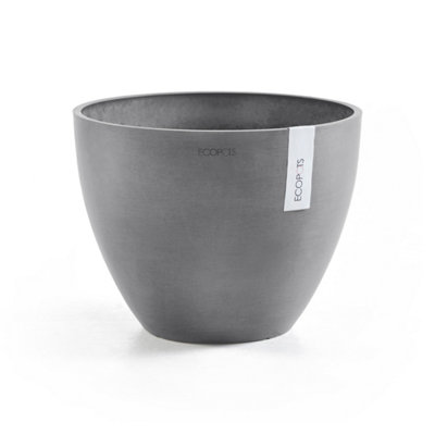 Antwerp Smooth Finish Ecopot 50cm Grey