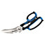 AnySharp Sharpener with PowerGrip, Silver, and AnySharp Smart Scissors 'Cut Anything' 5in1  Multi-Purpose Scissors Bundle