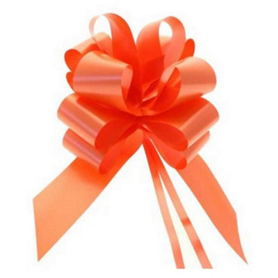 Apac 50mm Pull Bows (Pack Of 20) Orange (One Size)