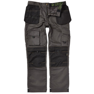 Apache APKHT Trade Work Trousers Grey & Black - 30S