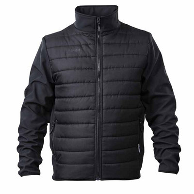 Apache ATS HYBRID Softshell Work Jacket Black M DIY at B&Q
