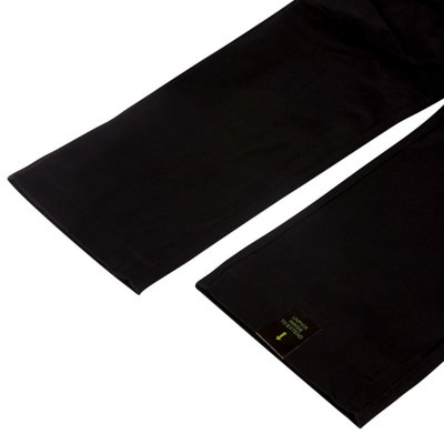 Apache Bakerville black cargo pockets slim fit work trousers
