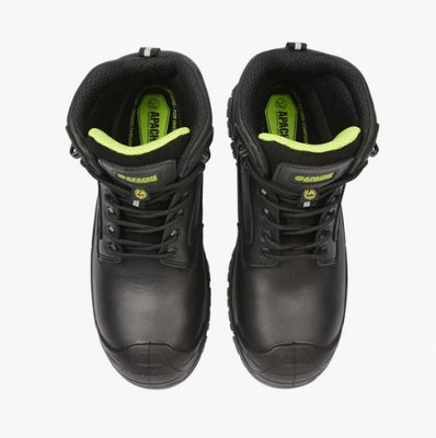 Apache Cranbrook Waterproof ESD Safety Work Boots Black (Sizes 5-13)
