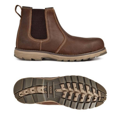Apache Flyweight Safety Dealer Boot Chelsea Work Boot Water Resistant ...