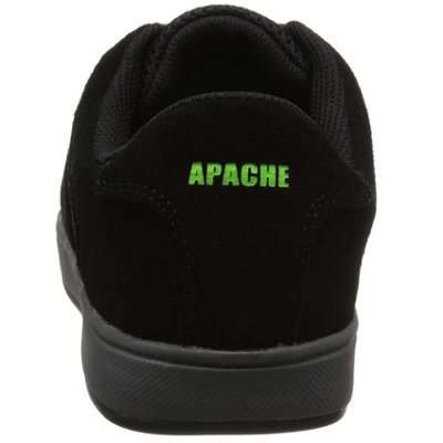 Apache Kick Black Safety Trainers Work Shoe 200J Steel Toecap SP1 SRA UK Size 10