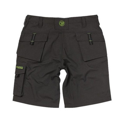Apache Work Site Shorts Comfort Cargo Short Holster Pocket Rip Stop Material W36