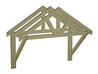 Apex Roof Porch Canopy 1.2m kiln-dry