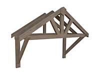 Apex Roof Porch Canopy 1.2m pressure-treated