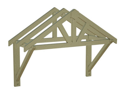 Apex Roof Porch Canopy 1.6m kiln-dry