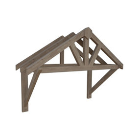 Apex Roof Porch Canopy 1.6m pressure-treated