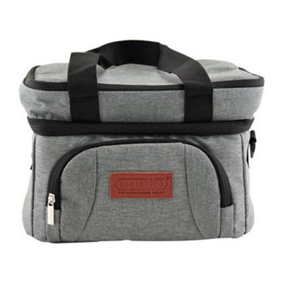 Apollo 10 Litre Grey Cooler Bag