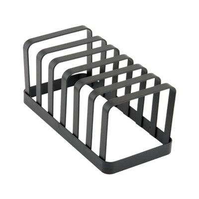 Apollo Flat Iron Toast Rack Black