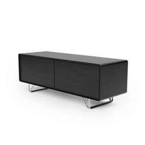 Apollo TV-Stand with doors in black