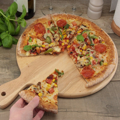 Apollo Wooden Pizza Board Round