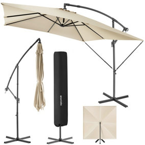 Apollon Sun Umbrella with Crank 2.5 x 2.5 m - beige