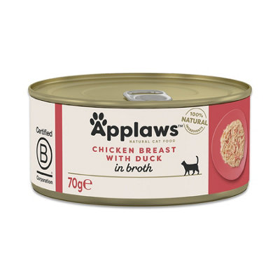 Applaws Cat Can Chicken With Duck 70g (Pack of 24) Price Comparisons | Compare The Build