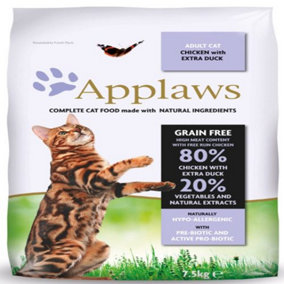 Applaws Cat Dry Chicken With Extra Duck 7.5kg