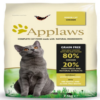 Applaws Cat Dry Senior Chicken 7.5kg