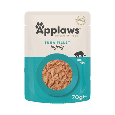 Applaws Cat Pouch Tuna Fillet in Jelly 70g x 16