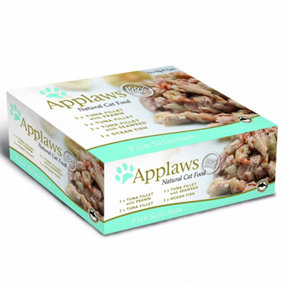 Applaws Cat Tin Fish Selection Multi Pack 12x70g (Pack of 4)