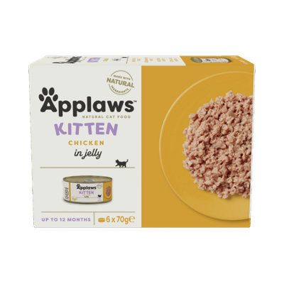 Applaws Cat Tin Kitten Chicken Breast Multipack (6x70g) - Pack of 4