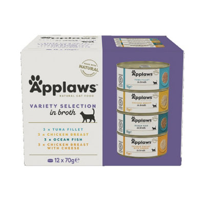 Applaws Cat Tin Supreme Selection Multi Pack 12x70g (Pack of 4)