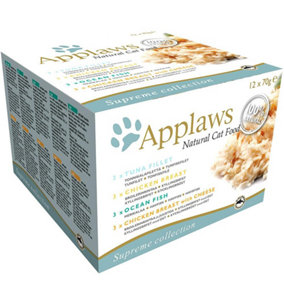 Applaws Cat Tin Supreme Selection Multi Pack 12x70g (Pack of 4)